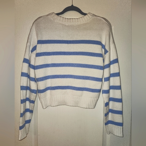 Lemon Striped Sweater - Blue and White - Picture 4 of 4